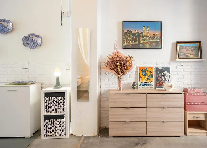Vintage Con Wifi Y Terraza Privada Daire